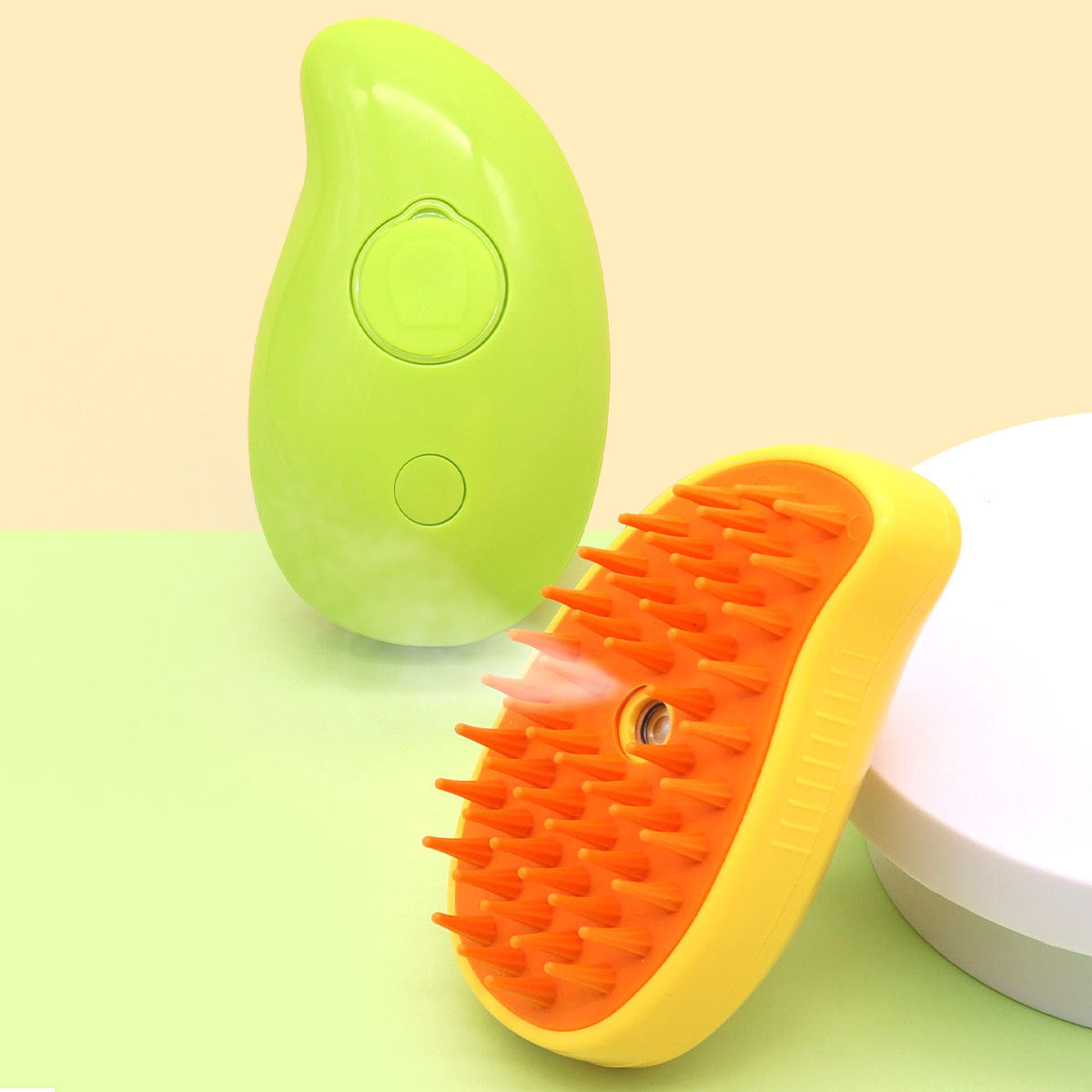 2-in-1 Pet Steam Grooming & Massage Comb ? Bath-Free Hair Removal Brush for Dogs & Cats